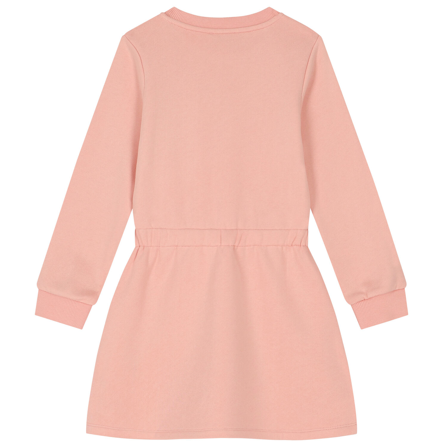 Girls Pink Logo Dress, 1, hi-res